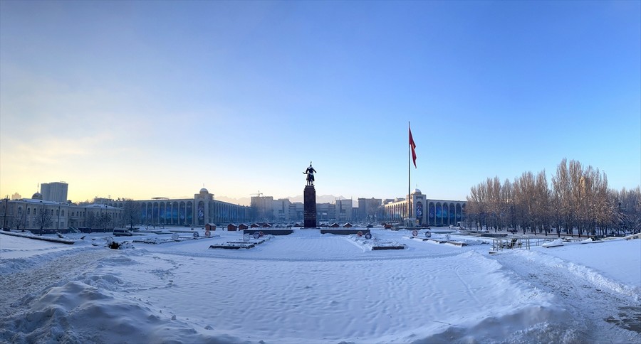 Kırgızistan’da ağır kış koşulları