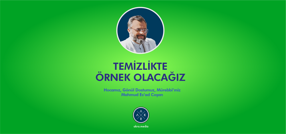 Temizlikte Örnek Olacağız