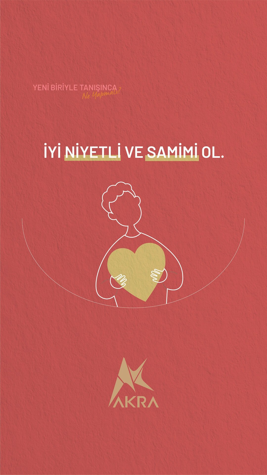 YENİ BİRİYLE TANIŞINCA