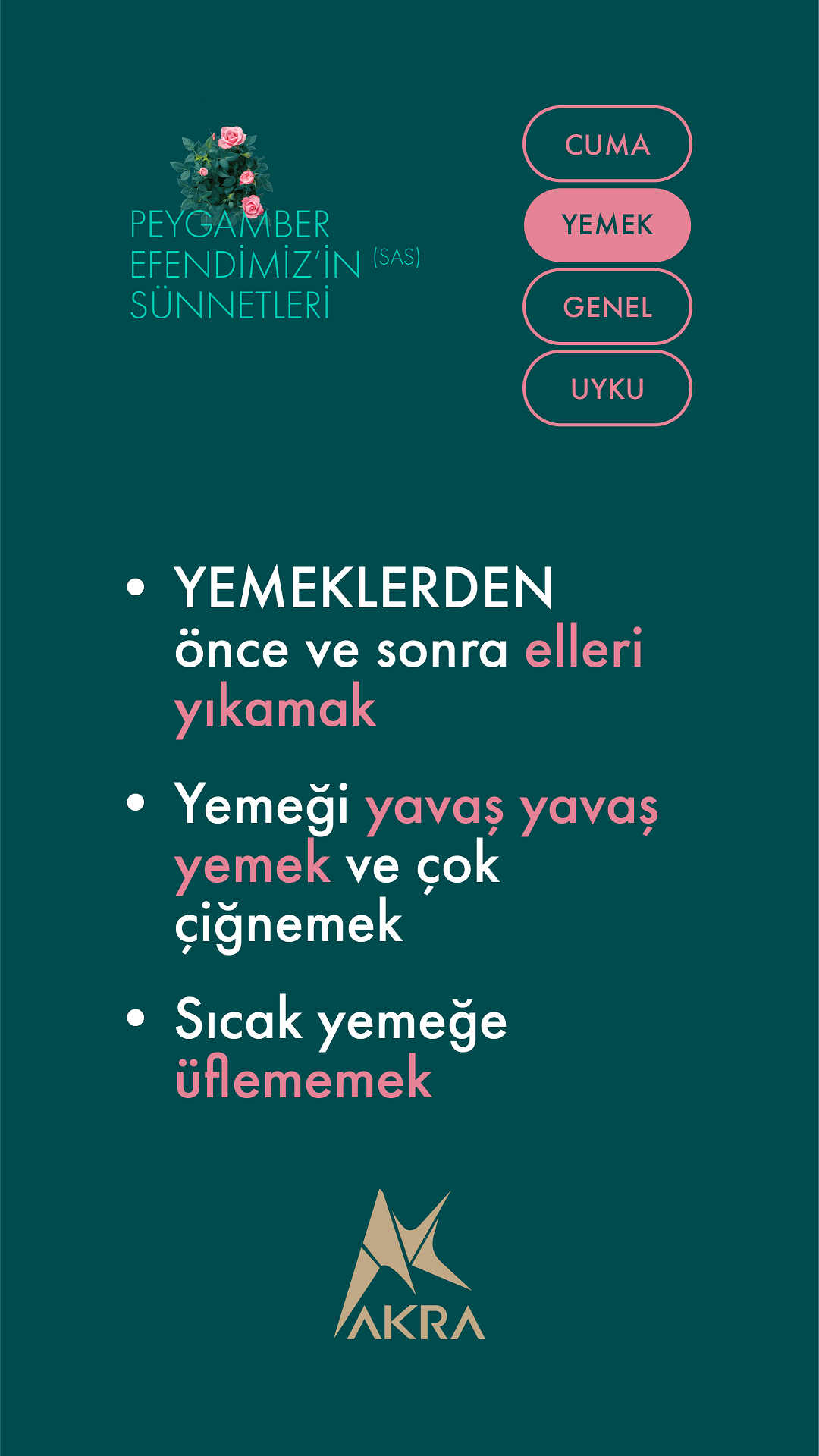 Peygamber Efendimiz'in Sünnetleri