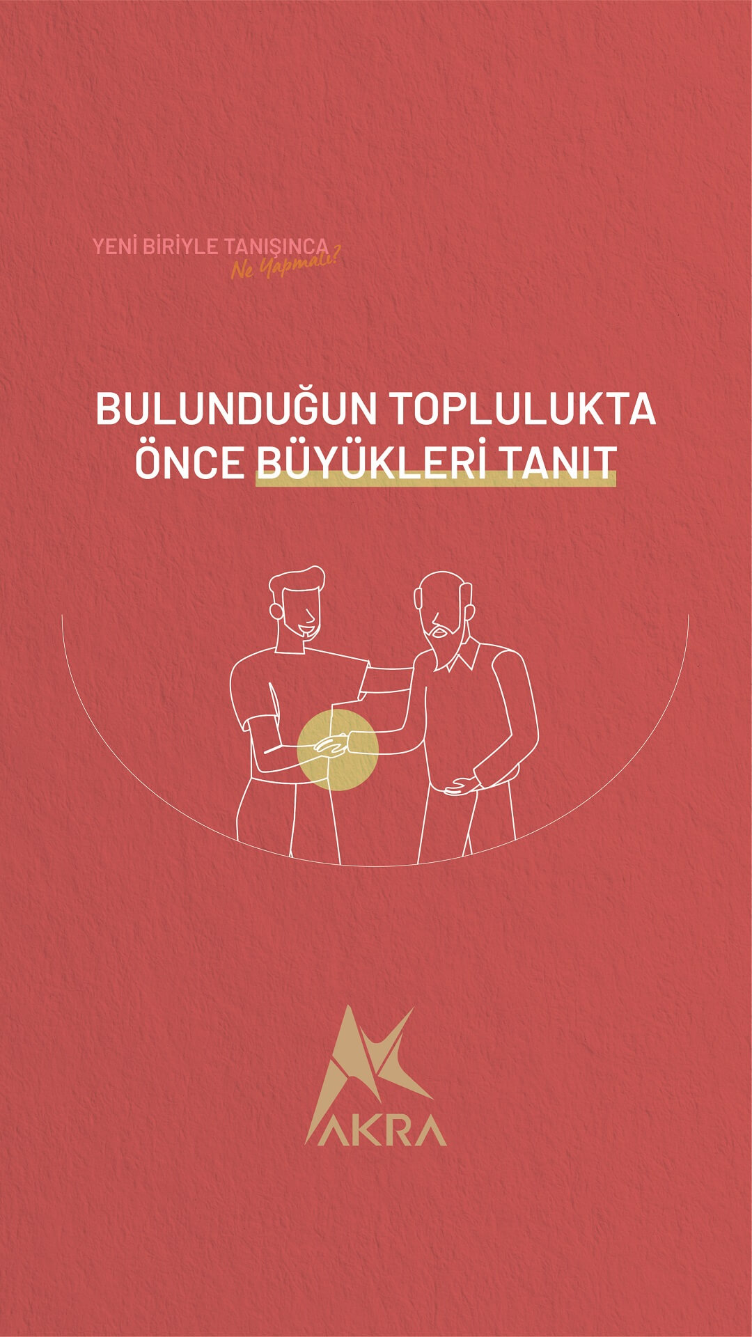 YENİ BİRİYLE TANIŞINCA