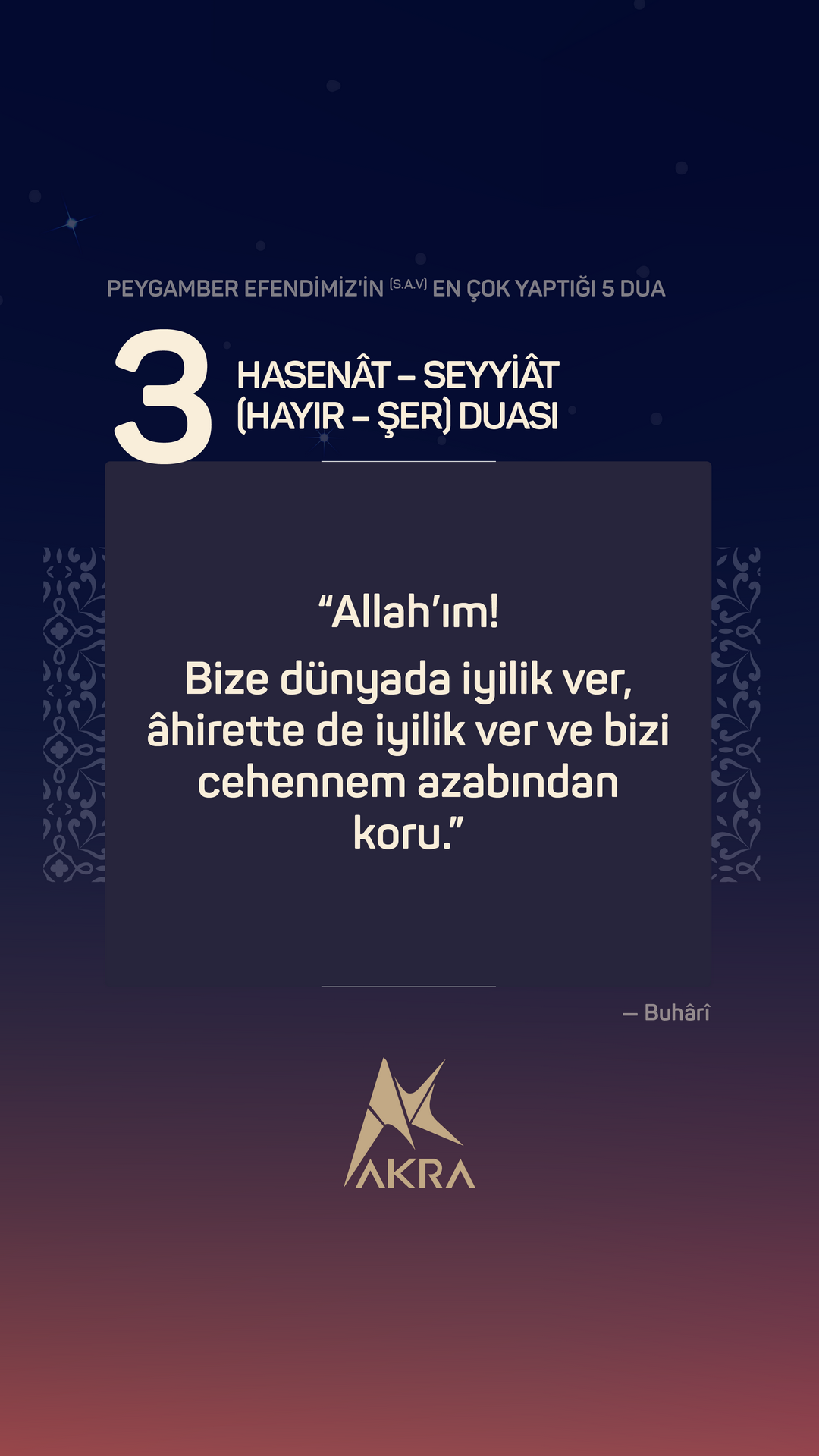 Peygamber Efendimiz'in En Çok Yaptığı 5 Dua