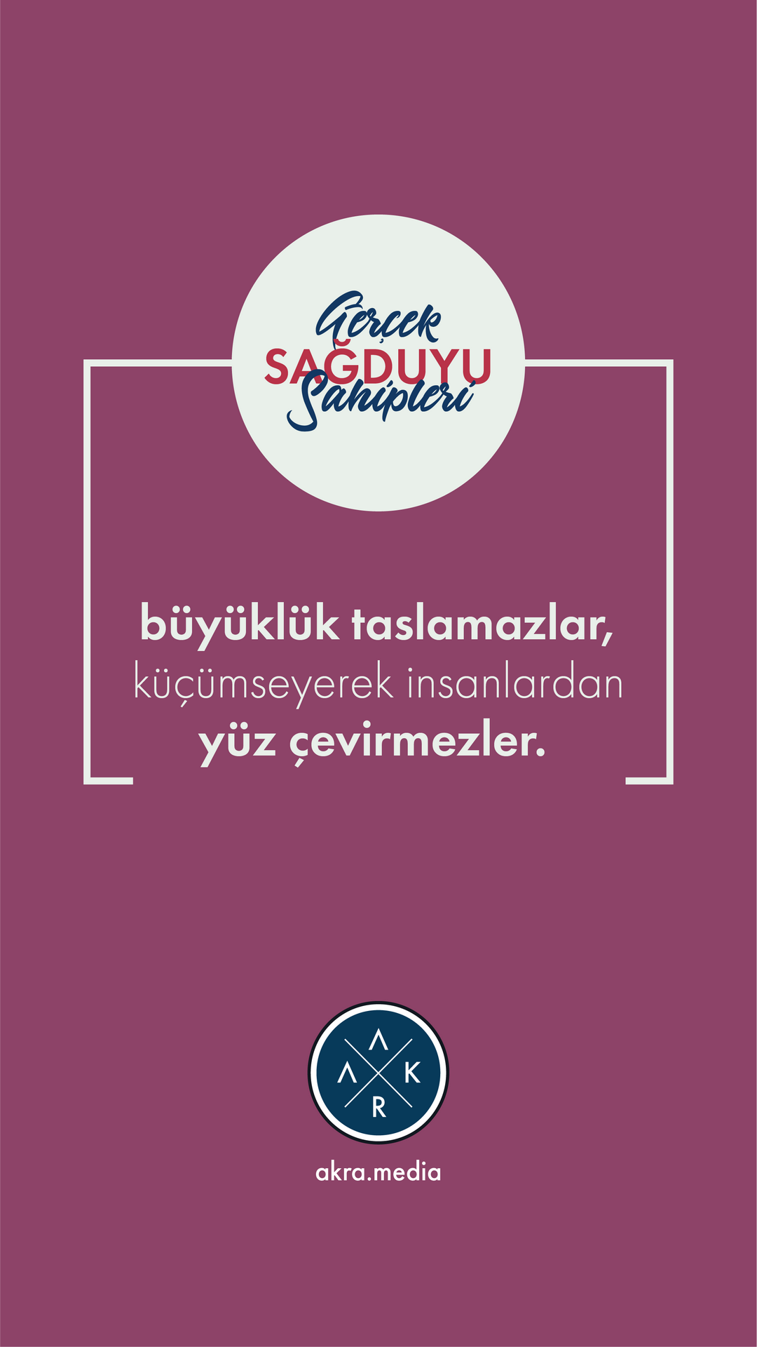 GERÇEK SAĞDUYU SAHİPLERİ