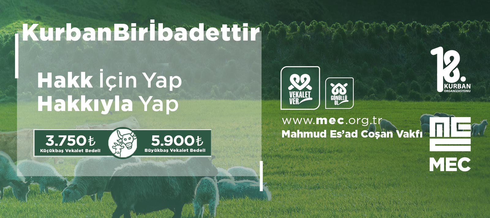 MEC Vakfı 18. Uluslararası Kurban Organizasyonu